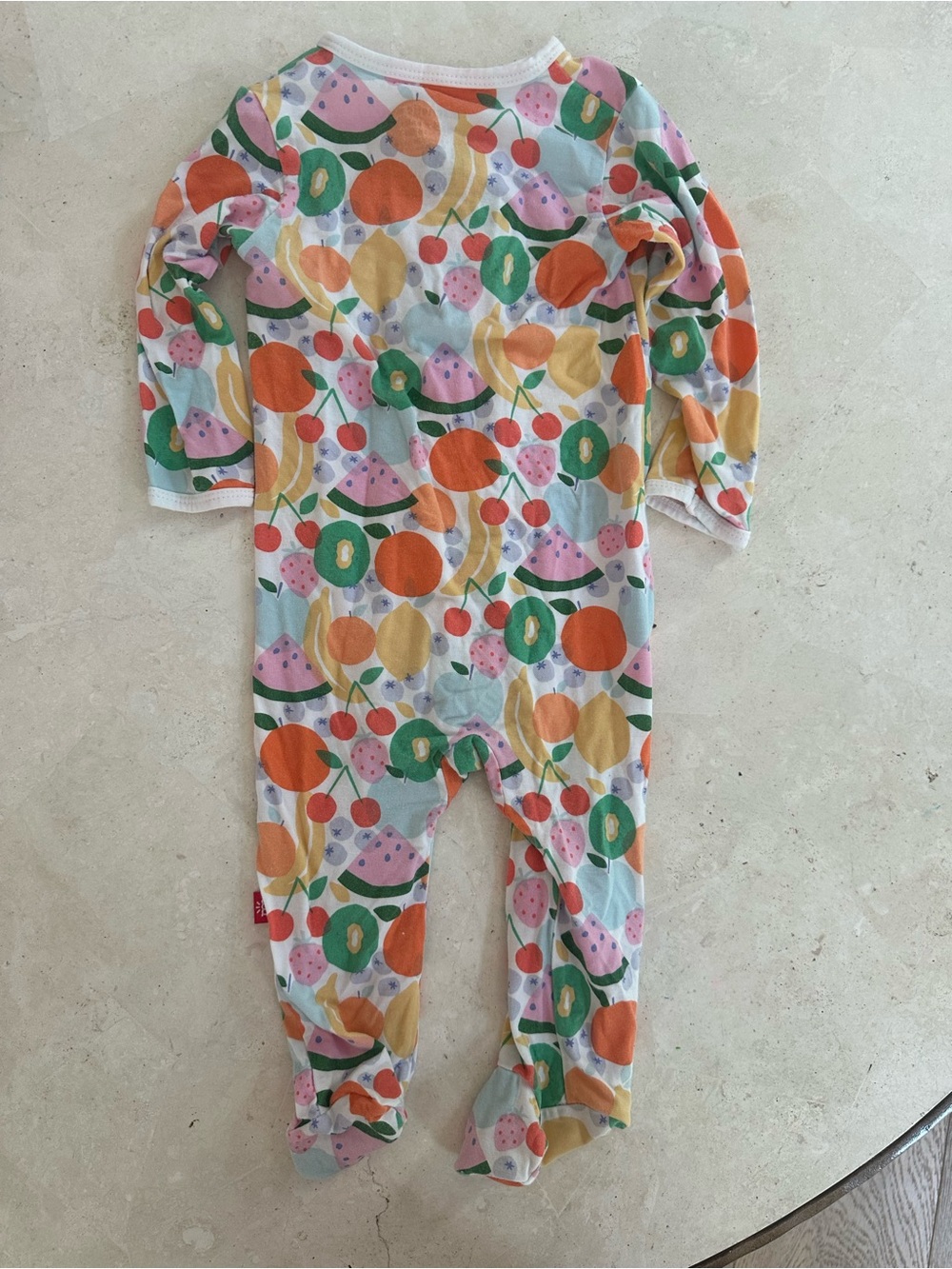 Magnetic me Fruit-Print Long Sleeve One-Piece - Multi - Picture 2 of 3
